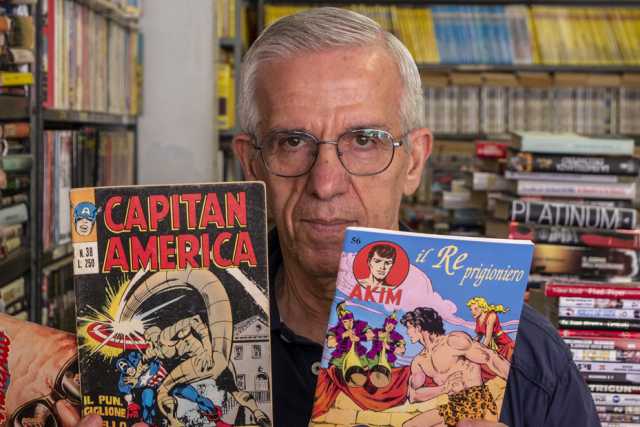 Il "Mercatino" di Giovanni: in via Bovio l'ultimo negozio di fumetti usati rimasto a Bari
